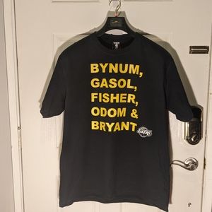 Men's. 2XL Authentic –Classic Lakers CHAMPIONSHIP Squad T-shirt by UNK